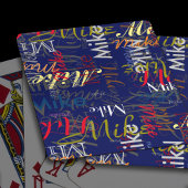 Creëer Persoonlijke kleurnaam Pokerkaarten