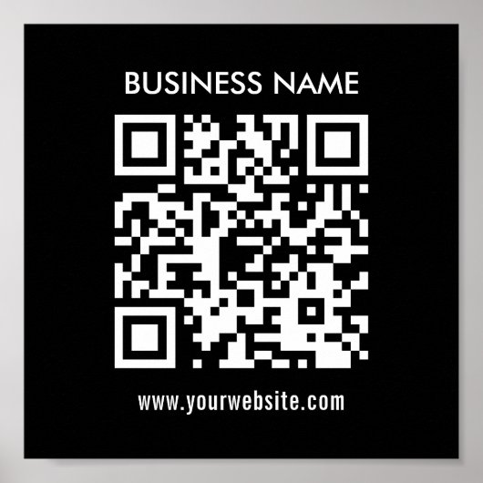 Creëer QR-code direct | Modern eenvoudig ontwerp Poster (Voorkant)