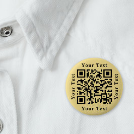 Creëer QR Code Website Scan Me To Pay Bruidsfeest Ronde Button 5,7 Cm