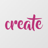 "Creëer" Raamfolie Raamsticker (Vel)