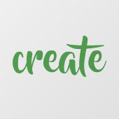 "Creëer" Raamsticker (Vel)
