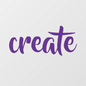 "Creëer" Raamsticker (Vel)