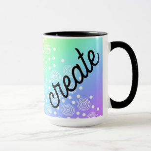 Creëer Rainbow Coffee Mok