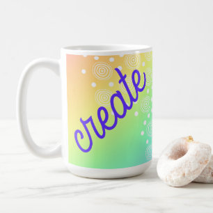 Creëer Rainbow Coffee Mok