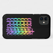 "Creëer" Rainbow iPhone 11 Hoesje (Achterkant (horizontaal))