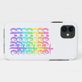 "Creëer" Rainbow iPhone 11 Hoesje (Achterkant (horizontaal))