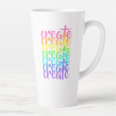 "Creëer" Rainbow Latte Mok (Rechts)