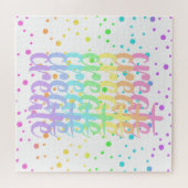 "Creëer" Rainbow Puzzle Legpuzzel (Horizontaal)