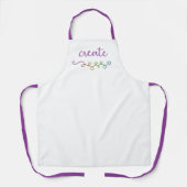 Creëer Rainbow Swirls Apron Schort (Voorkant)