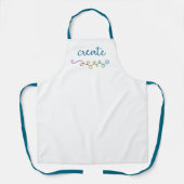 Creëer Rainbow Swirls Apron Schort (Voorkant)