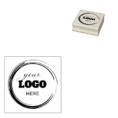 Creëer Ronde Modern Custom Logo Company Business Rubberstempel (Gestempeld)