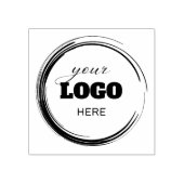 Creëer Ronde Modern Custom Logo Company Business Rubberstempel (Afrduk)