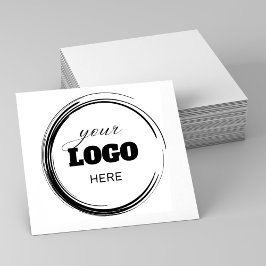 Creëer Ronde Modern Custom Logo Company Business Rubberstempel