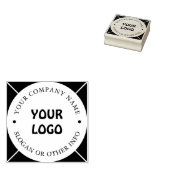 Creëer ronde stempel voor uw bedrijf (Gestempeld)