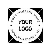 Creëer ronde stempel voor uw bedrijf (Afrduk)