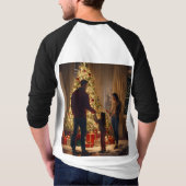 creëer samen kerstherinneringen t-shirt (Achterkant)