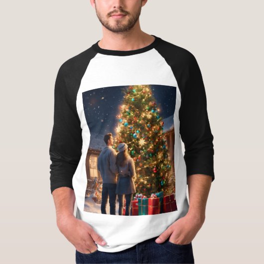 creëer samen kerstherinneringen t-shirt (Voorkant)