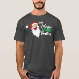 Creëer Santa Familie Gepersonaliseerde Kerstmis T-shirt