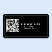 Creëer Scannable QR Code | Modern retouradres Etiket