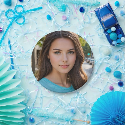 creëer Simple Custom Foto Persoonlijk Papier Bord (Feest)