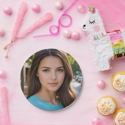 creëer Simple Custom Foto Persoonlijk Papier Bord (Feest)