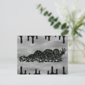 Creëer Slime Hulk Weird Horror Art Briefkaart (Staand voorkant)