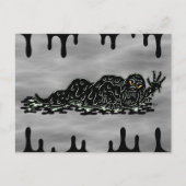 Creëer Slime Hulk Weird Horror Art Briefkaart (Voorkant)