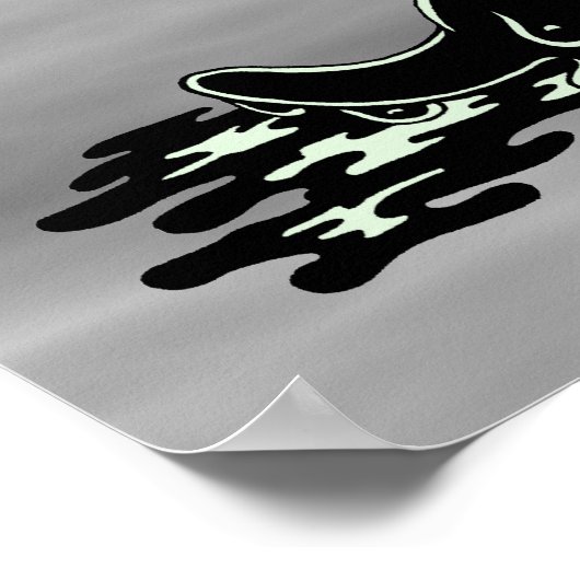 Creëer Slime Hulk Weird Horror Art Poster (Hoek)