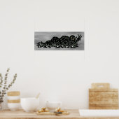 Creëer Slime Hulk Weird Horror Art Poster (Keuken)