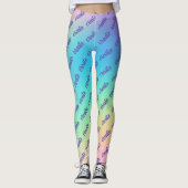 "Creëer" Snijgradiënt pasta Leggings (Voorkant)