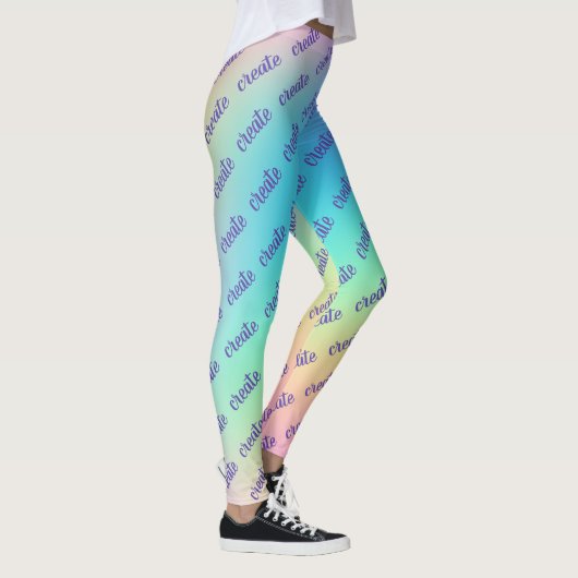"Creëer" Snijgradiënt pasta Leggings (Rechts)