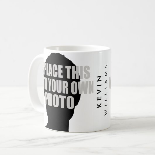 Creëer Speciale foto met naam Koffiemok (Voorkant links)