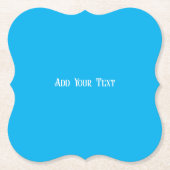 Creëer Stijlvolle professionele aangepaste wensen Kartonnen Onderzetters (Voorkant)