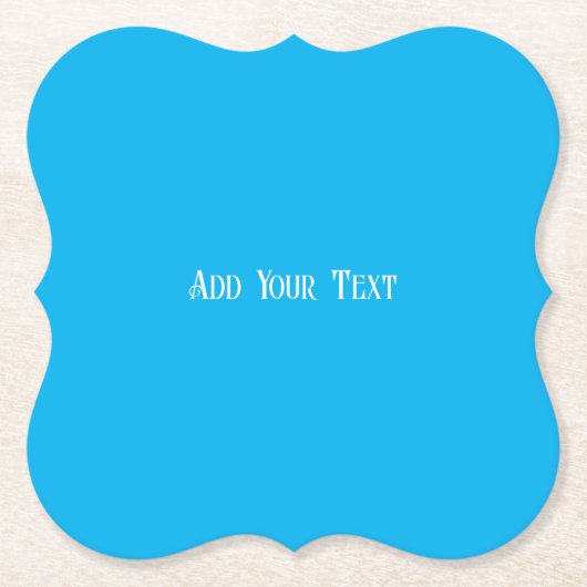 Creëer Stijlvolle professionele aangepaste wensen Kartonnen Onderzetters (Voorkant)