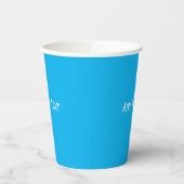 Creëer Stijlvolle professionele aangepaste wensen Papieren Bekers (Links)