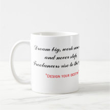 Creëer. Streef naar succes. Herhaal Design Koffiem
