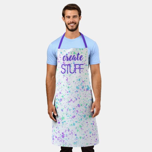 "Creëer STUFF"-Schort Schort (Gedragen)