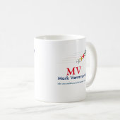 creëer stylish pilot monogrammed koffiemok (Voorkant rechts)