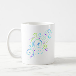 Creëer! Swirly Design Vrouwen Koffiemok