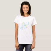 Creëer! Swirly Design Vrouwen T-shirt (Voorkant volledig)