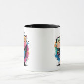 Creëer Talking Chatbot Memes Cartoon Sjablonen Mok (Midden)