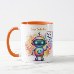 Creëer Talking Chatbot Memes Cartoon Sjablonen Mok
