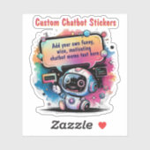 Creëer Talking Chatbot Memes Cartoon Sjablonen Sticker (Vel)