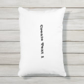 Creëer Tekst Bruiloften Cadeaus & Favorieten Jubil Buitenkussen (Voorkant (verticaal))