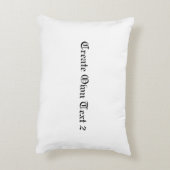 Creëer Tekst Bruiloften Cadeaus & Gunsten Passen g Accent Kussen (Achterkant (Verticaal))