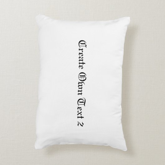 Creëer Tekst Bruiloften Cadeaus & Gunsten Passen g Accent Kussen (Achterkant (Verticaal))