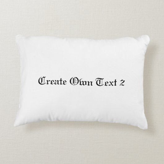 Creëer Tekst Bruiloften Cadeaus & Gunsten Passen g Accent Kussen (Achterkant)