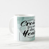 Creëer uit het hart optie 2 koffiemok (Voorkant links)