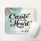 Creëer uit het hart optie 3 muismat (Met muis)