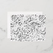 Creëer Unique bedankkaarten met vakantiefoto's Folie Feestdagen Briefkaart (Voorkant / Achterkant)